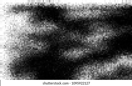Abstract gray background of small squares
