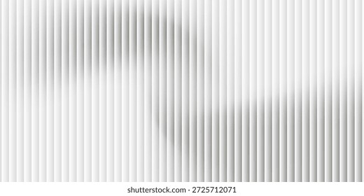 Abstract gray background with soft vertical stripes and smooth gradient shadows.