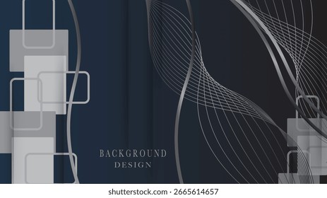 Fundo cinza abstrato com padrão de quadrados