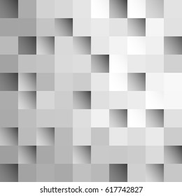 Abstract gray background with squares for your amazing design.