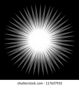 Abstract gray background with summer sun. Space for your text.