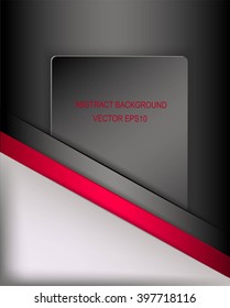 Abstract gray background with text