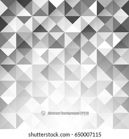 Abstract gray background with triangles and lines