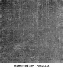 abstract gray background vector illustration. grey squares, rectangles. monochrome grunge texture. halftone effect