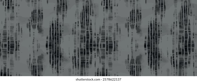 Abstract gray background with vertical stripes. The background features a textured gray pattern with a modern, artistic style. Striped woven texture background. Gray background vector.