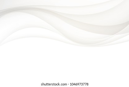 Abstract gray background with wave. Vector illustration