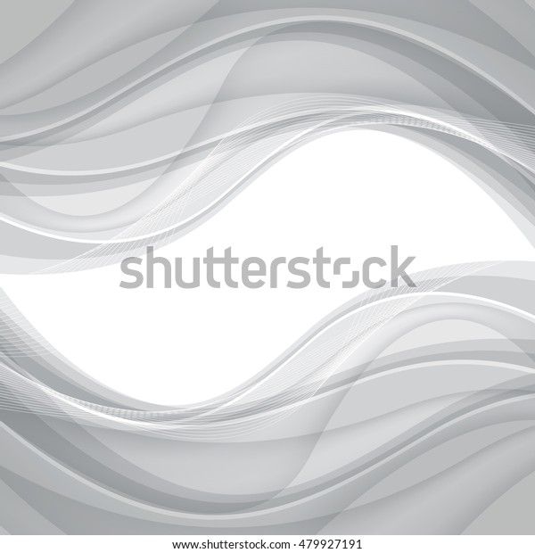 Abstract gray background with wave. Vector\
illustration.\
Clip-art