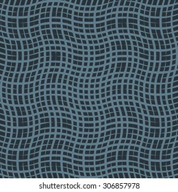 Abstract Gray Background with Waves. Optical Illusion Texture.