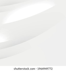 Abstract gray background with wavy lines - Vector illustration