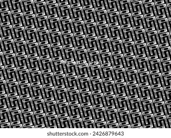 Abstract gray black white metal premium wall, 3D metal futuristic surface, modern building design.