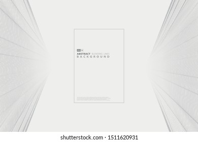 Abstract gray blending line 3d cover vector decoration for artwork. You can use for poster, template design, ad, sales. illustration vector eps10