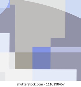 abstract gray and blue geometric texture background. creative squares pattern for your business design. vector illustration