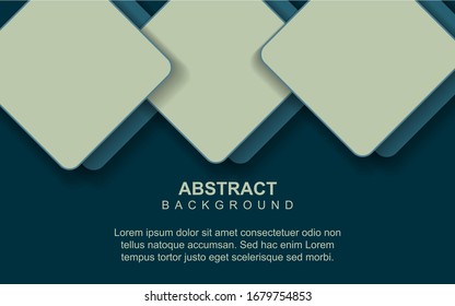 Abstract gray and blue navy shapes overlapping layers background with classic, retro, and vintage style. Soft color vector design layout template for use cover poster, flyer, magazine, web banner