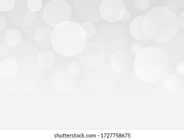 abstract gray bokeh lights effect background. vector illustration.