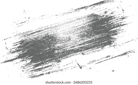 Pinceladas grises Abstractas con una textura afligida sobre un fondo blanco.
