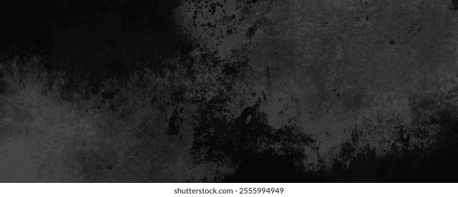 Abstract Gray and Charcoal Grunge Background Featuring a Rough and Textured Industrial Cement Finish
