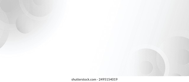 Abstract gray circle background. Vector illustration design for presentation, banner, cover, web, flyer, card, poster, wallpaper, texture, slide and business card
