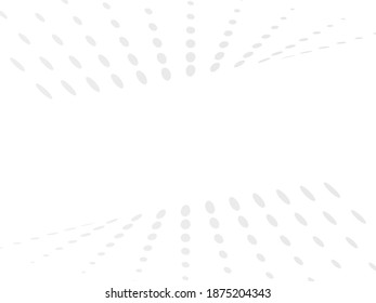 Abstract gray circle element art vector illustration isolated on white background. Dots pattern.