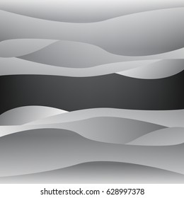 abstract gray color background with smooth lines,vector illustration