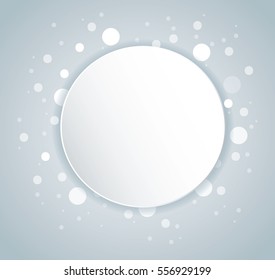 Abstract gray color Circle background