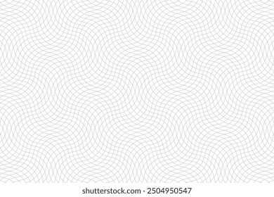 Abstract gray color wavy line pattern, modern design stripes background with curve lines, wavy line pattern. Vector illustration.