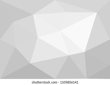 abstract gray colorful geometric background.low poly pattern vector