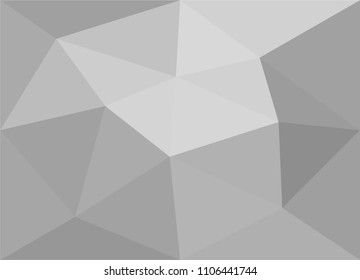 abstract gray colorful geometric background.low poly pattern vector