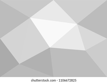abstract gray colorful geometric background.low poly pattern vector