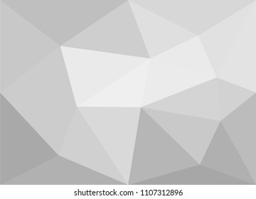 abstract gray colorful geometric background.low poly pattern vector