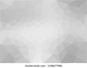 abstract gray colorful geometric background.polygon origami pattern vector