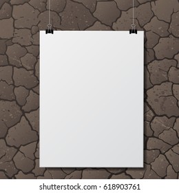 Abstract gray cracked background with grunge blots