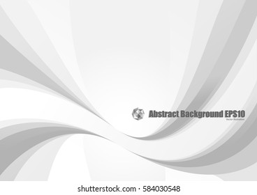Abstract gray curve modern stream background. vector illustration