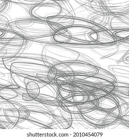 Abstract gray design doodling background texture. Brush lined backdrop. 