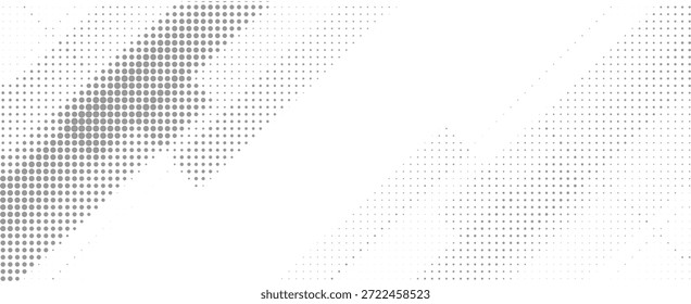 Patrón de punto medio diagonal gris Abstractas con Ilustración vectorial de estilo minimalista limpia