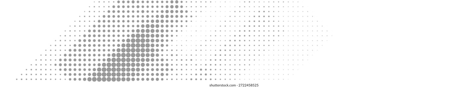 Patrón de punto medio diagonal gris Abstractas con Ilustración vectorial de estilo minimalista limpia