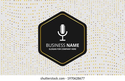 Abstract Gray Dotted Business Background