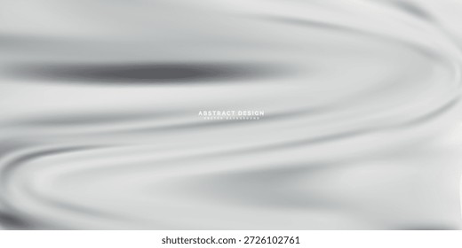 Fondo de onda fluida gris Abstractas con efecto de desenfoque suave, estilo minimalista limpio y moderno