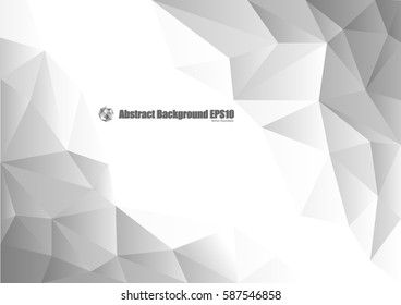 Fondo geométrico gris abstracto con espacio de copia