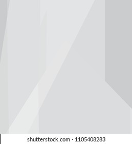 abstract gray geometric background. creative grey and white architecture backdrop. vector illustration