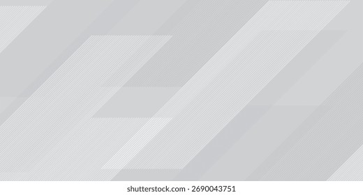 Abstract Gray Geometric Background with Diagonal Lines. Modern creative trendy design in vector illustration