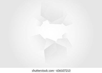 Abstract gray geometric background, Vector Illustration