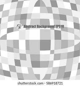 Abstract gray geometric illusion background