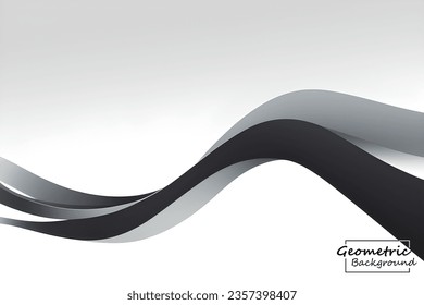 Abstract gray geometric. Isolate on white background. Vector illustration.