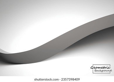 Abstract gray geometric. Isolate on white background. Vector illustration.