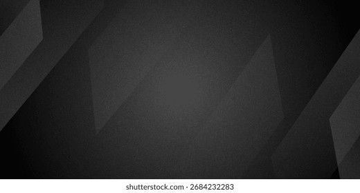 Abstractas líneas geométricas grises sobre fondo negro. Fondo negro con diseño de línea geométrica. eps10
