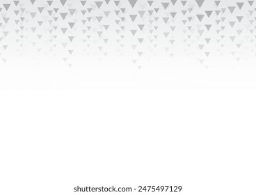 Abstract gray geometric shape design elements on white background, minimal style. Vector illustration