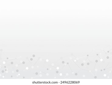 Abstract gray geometric shape design elements on white background, minimal style. Vector illustration