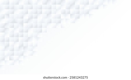 Abstract gray geometric shape design elements on white background, minimal style. Vector illustration