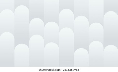 Abstract gray geometric shape design elements on white background, minimal style. Vector illustration