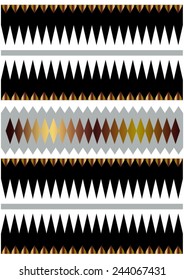 Abstract Gray Geometric Technology Background, vector illustration